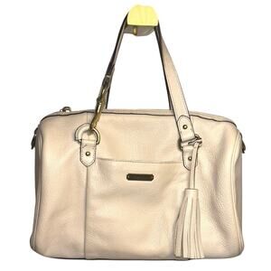 Coach New York Ivory Leather Two-way Handbag